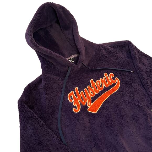 M Hysteric Glamour Navy Fleece Pullover - Picture 2 of 4